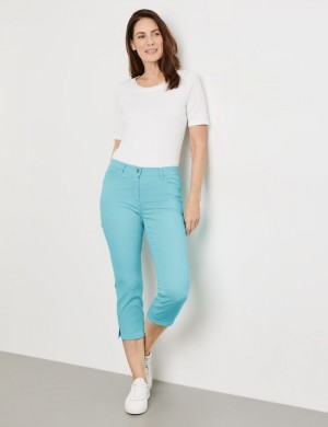 Gerry Weber 3/4-length jeans SOL꞉INE BEST4ME High Light Bukser Blå | PVKS5775