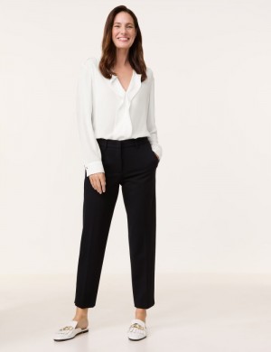 Gerry Weber 7/8-length trousers KIR꞉STY CITYSTYLE Bukser Svarte | RLLI8296