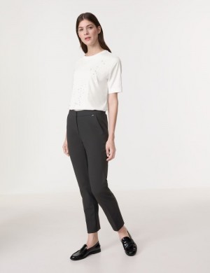 Gerry Weber 7/8-length trousers KIR꞉STY CITYSTYLE Bukser Svarte | OWYW5520