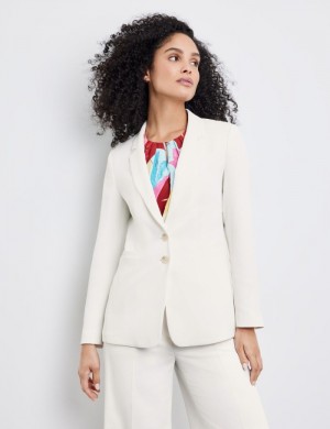 Gerry Weber Classic blazer Blazere Hvite | OKPW1895