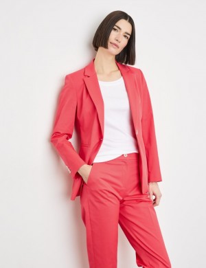 Gerry Weber Classic blazer with stretch for comfort Blazere Rød | YAWH2000