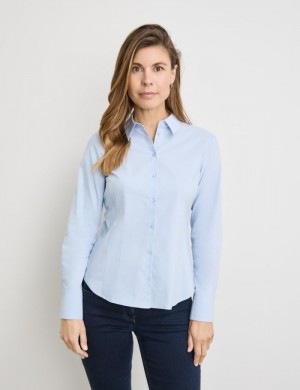 Gerry Weber Classic shirt blouse Bluse Blå | TLBC9783