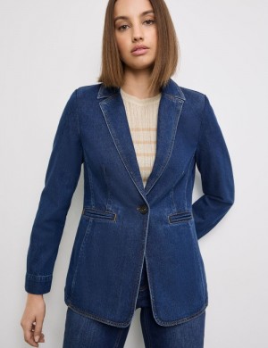 TAIFU Denim blazer Blazere Blå | UKMI1707