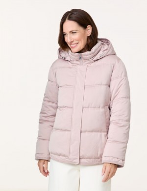 Gerry Weber Fashionable outdoor jacket with a detachable hood Jakker Rosa | IOVY4321