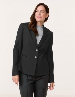 Gerry Weber Fitted blazer Blazere Svarte | HKBE3758