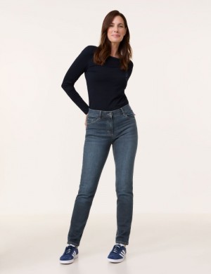 Gerry Weber Five-pocket jeans ALIS꞉SA Bukser Blå | OEEE8625