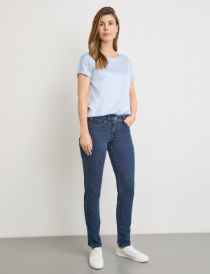 Gerry Weber Five-pocket jeans, SOL꞉INE BEST4ME Slim Fit Bukser Blå | ECOI7222