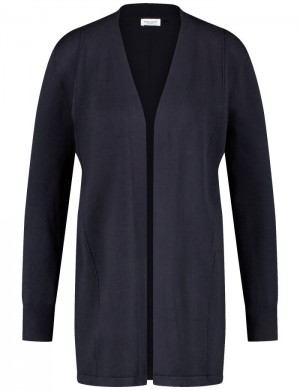 Gerry Weber Open-fronted cardigan Strikkevarer Blå | EABC3079