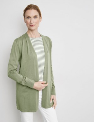 Gerry Weber Open-fronted cardigan Strikkevarer Grønn | AMBM3537