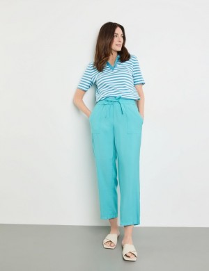 Gerry Weber Pull-on trousers KIA꞉RA RELAXED FIT Bukser Blå | NCDS0115