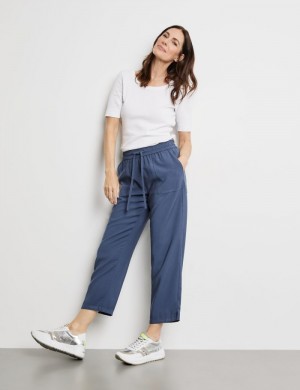 Gerry Weber Pull-on trousers KIA꞉RA RELAXED FIT Bukser Blå | VWTX8215