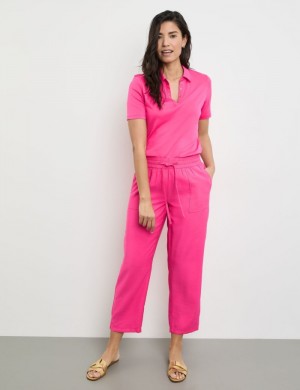 Gerry Weber Pull-on trousers KIA꞉RA RELAXED FIT Bukser Rosa | KEOK7890