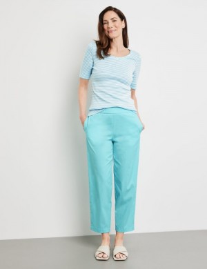 Gerry Weber Pull-on trousers KIA꞉RA RELAXED FIT Bukser Blå | UGSG8548