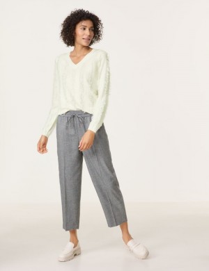 Gerry Weber Pull-on trousers KIA꞉RA RELAXED FIT Bukser Grå | OYUU4054