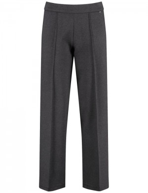 Gerry Weber Pull-on trousers MIR꞉JA WIDE LEG Bukser Grå | YSDG6493