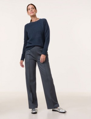 Gerry Weber Pull-on trousers MIR꞉JA WIDE LEG Bukser Svarte | HMTI9270