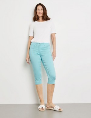 Gerry Weber SOL꞉INE BEST4ME Capris Bukser Blå | EXVT7067