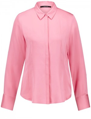 TAIFU Shirt blouse with a subtle shimmer Bluse Rosa | ZLJR8699