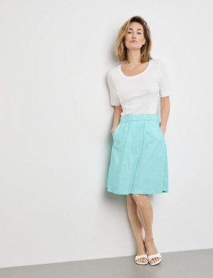 Gerry Weber Short A-line skirt Skjørt Blå | NHCL4421