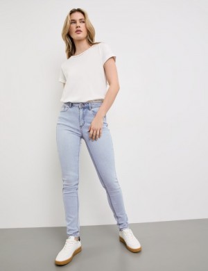 TAIFU Skinny jeans Bukser Blå | SMJW3437