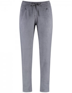 Gerry Weber Slip-on trousers KA꞉JA TRACKSUIT BOTTOMS Bukser Grå | LHMI1688