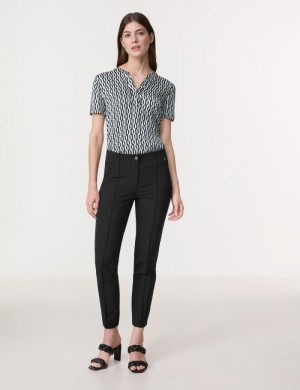 Gerry Weber Stretch trousers SAN꞉YA SKINNY FIT Bukser Svarte | VKLU6002