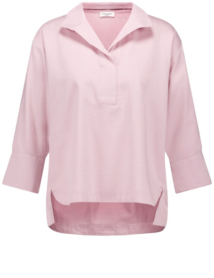 Gerry Weber 3/4 sleeve cotton blouse Bluse Rosa | DBUQ5188