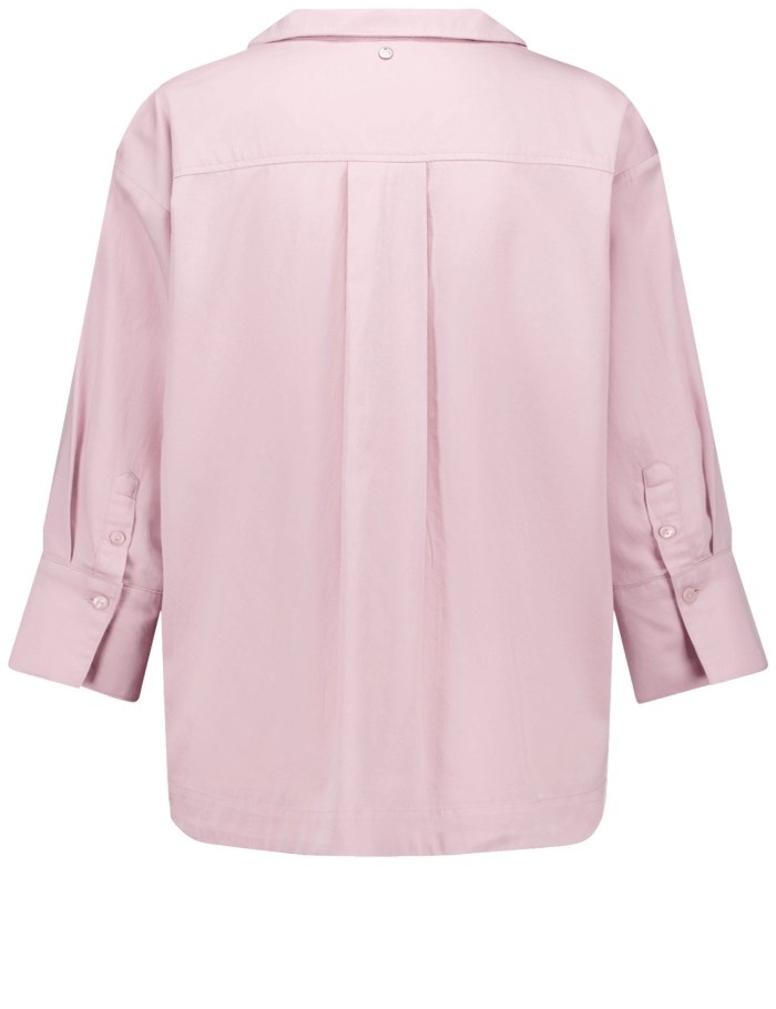 Gerry Weber 3/4 sleeve cotton blouse Bluse Rosa | DBUQ5188