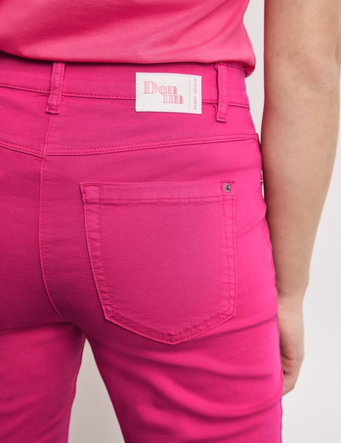 Gerry Weber 3/4-length jeans SOL꞉INE BEST4ME High Light Bukser Rosa | FRUD9526