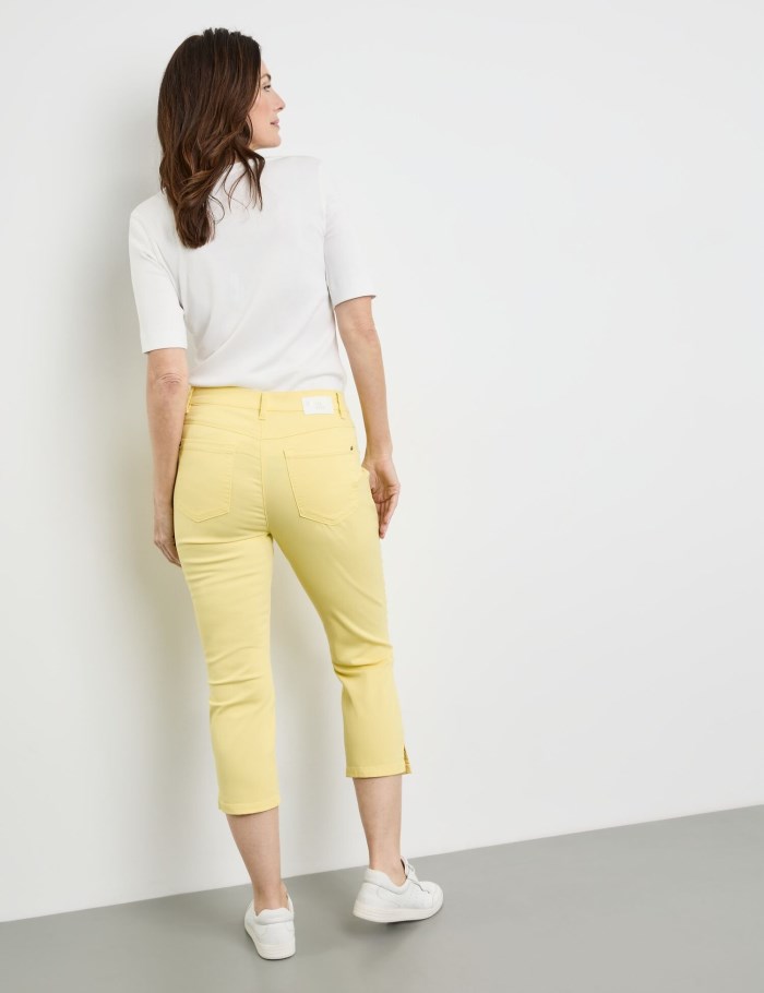 Gerry Weber 3/4-length jeans SOL꞉INE BEST4ME High Light Bukser Gul | FTEK0467