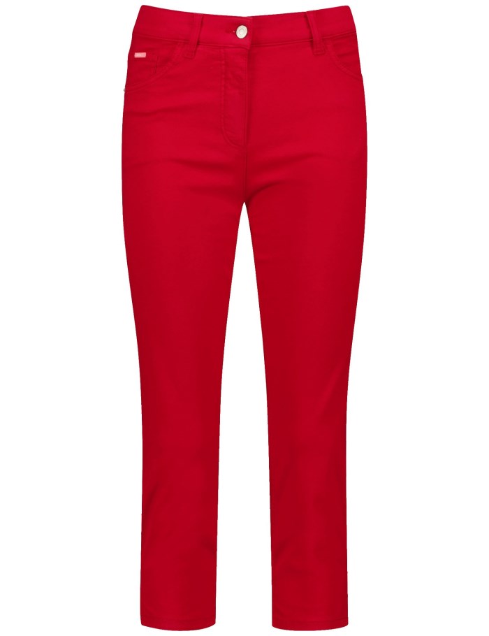 Gerry Weber 3/4-length jeans SOL꞉INE BEST4ME High Light Bukser Rød | XQMR3163