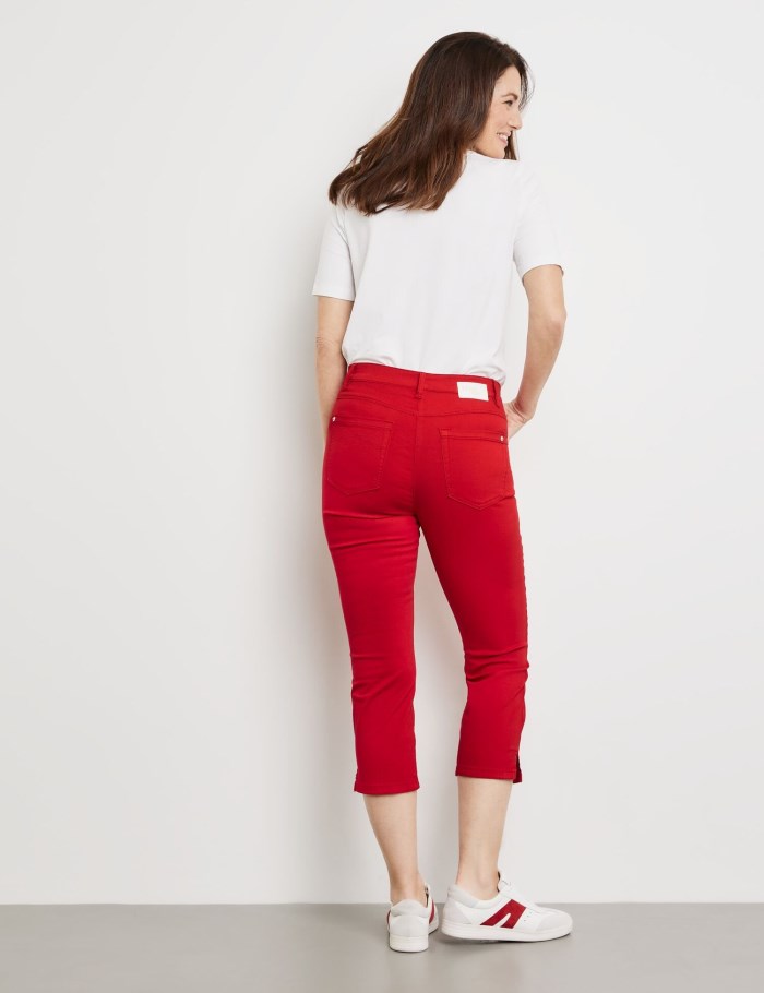 Gerry Weber 3/4-length jeans SOL꞉INE BEST4ME High Light Bukser Rød | XQMR3163