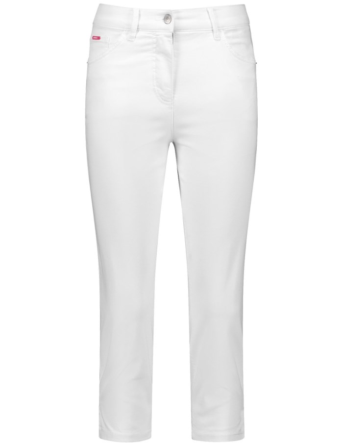 Gerry Weber 3/4-length jeans SOL꞉INE BEST4ME High Light Bukser Hvite | EOGN7343