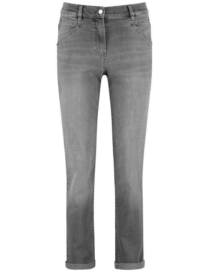 Gerry Weber 7/8-length jeans KIA꞉RA RELAXED FIT Bukser Grå | NHPC4603