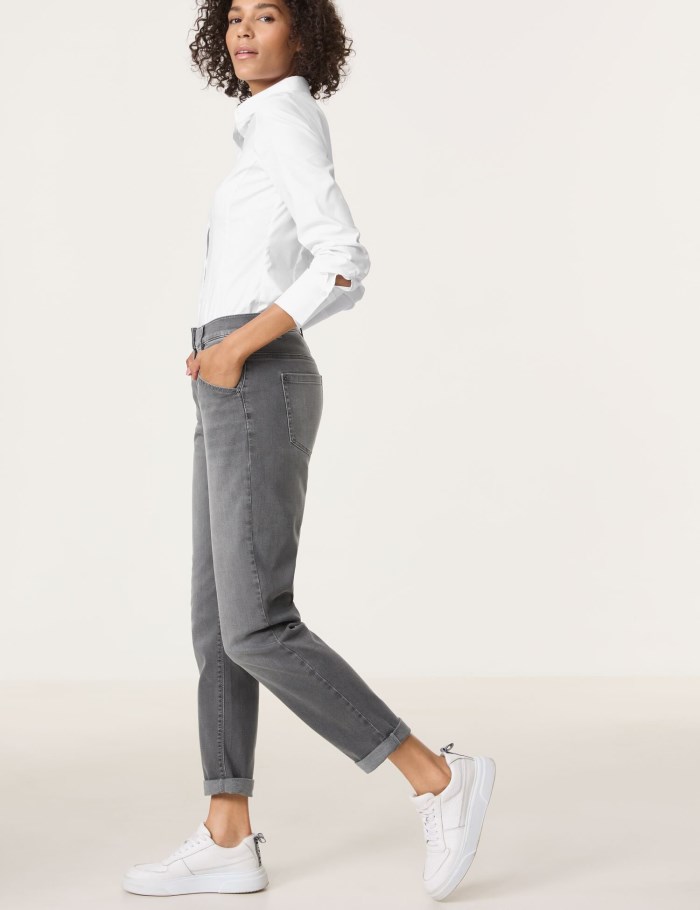 Gerry Weber 7/8-length jeans KIA꞉RA RELAXED FIT Bukser Grå | NHPC4603