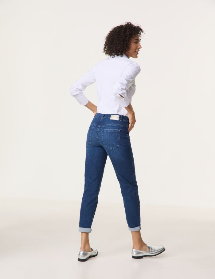 Gerry Weber 7/8-length jeans KIA꞉RA RELAXED FIT Bukser Blå | IKJE6947