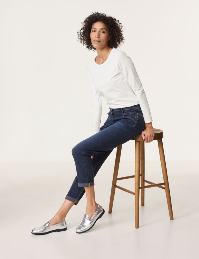 Gerry Weber 7/8-length jeans KIA꞉RA RELAXED FIT Bukser Blå | MNHW2522