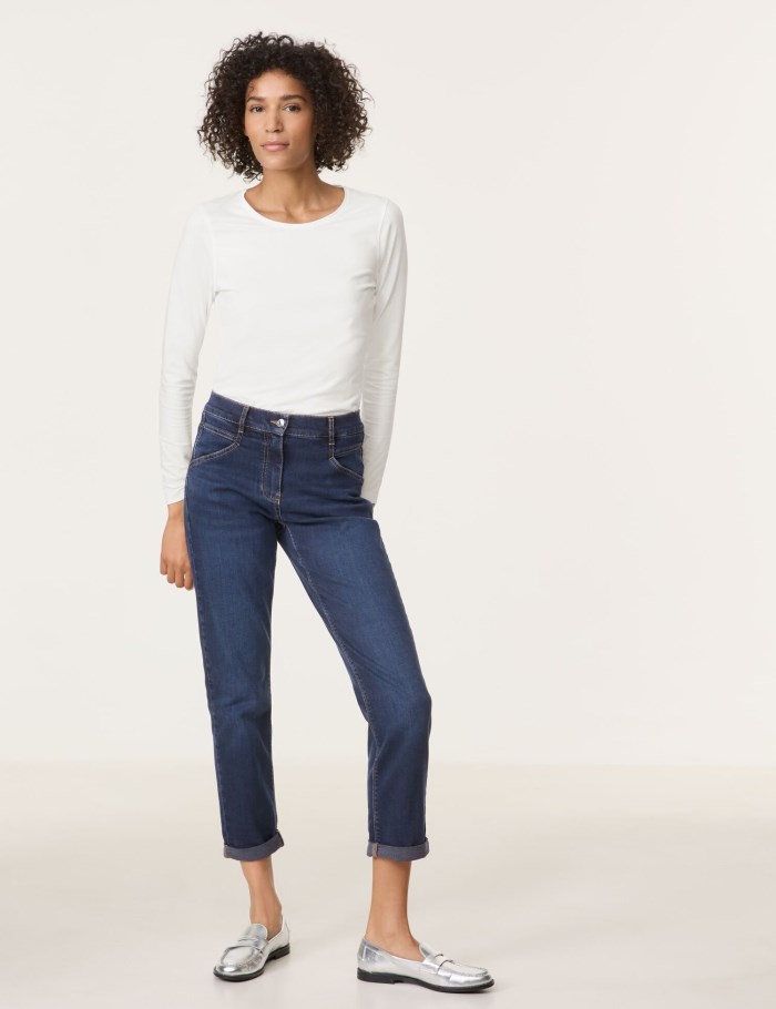 Gerry Weber 7/8-length jeans KIA꞉RA RELAXED FIT Bukser Blå | MNHW2522