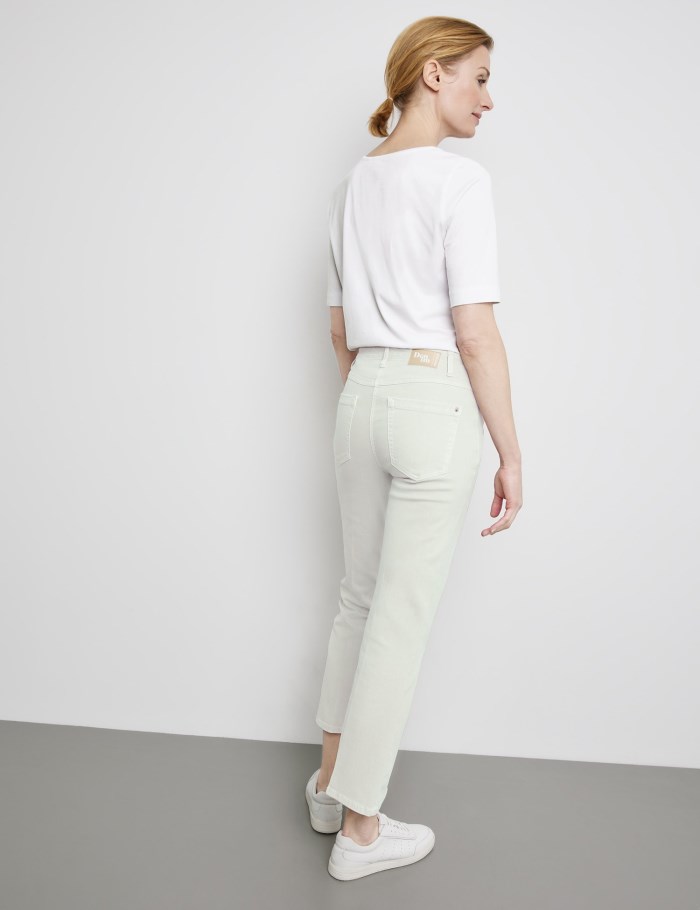 Gerry Weber 7/8-length jeans MAR꞉LIE Flared Fit Cropped Bukser Beige | RRRX2314