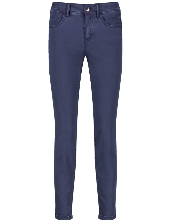 TAIFU 7/8-length jeans in a slim fit Bukser Blå | TJXD0205