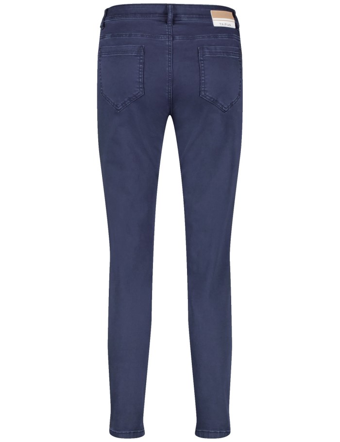 TAIFU 7/8-length jeans in a slim fit Bukser Blå | TJXD0205