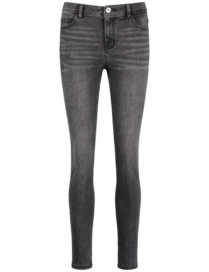 TAIFU 7/8-length skinny jeans Bukser Grå | GMWC5714