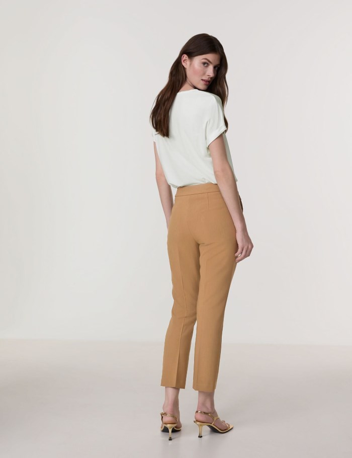 Gerry Weber 7/8-length trousers MAR꞉LIE FLARED FIT Bukser Brune | EKHW2610