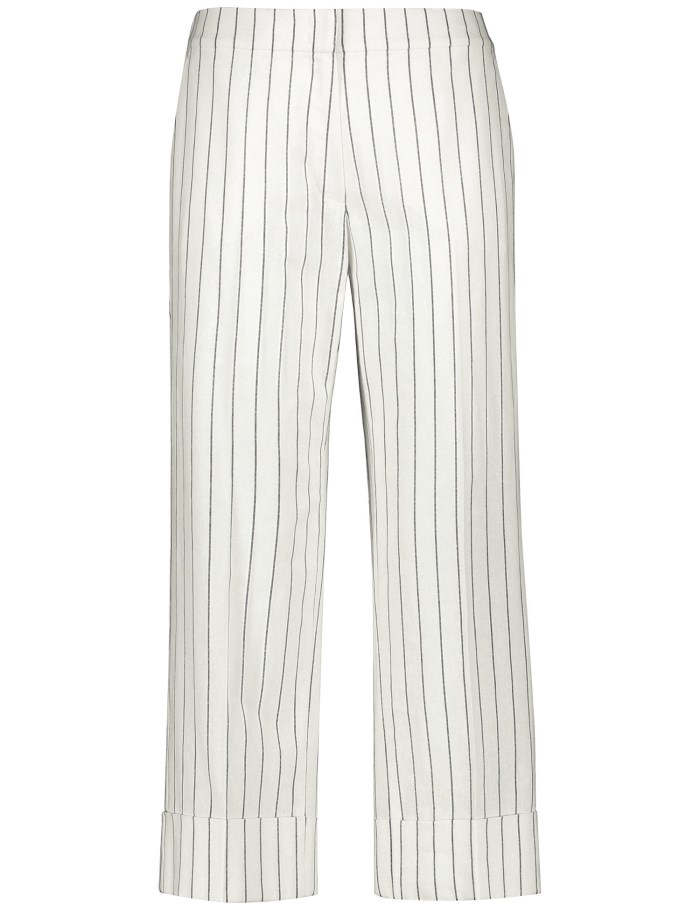 Gerry Weber 7/8-length trousers in a linen blend Bukser Hvite | FEVY3056