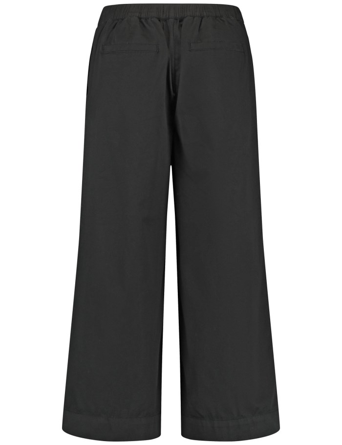 Gerry Weber 7/8-length trousers with a stretch waistband on the back Bukser Svarte | ISJN0202