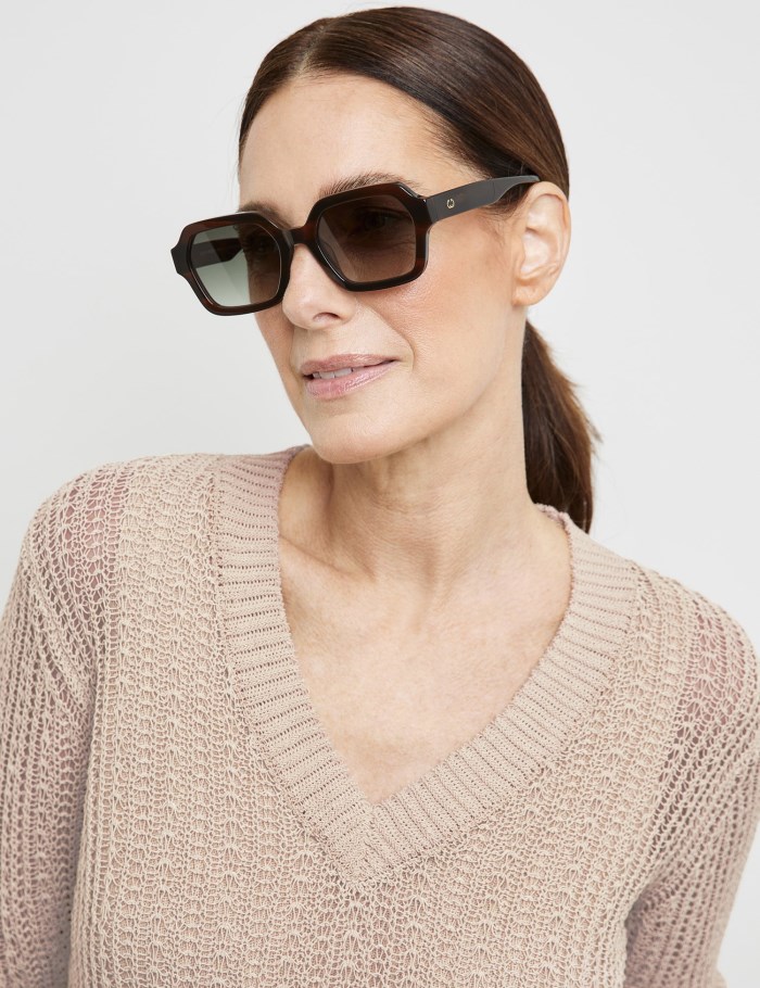 Gerry Weber Angular sunglasses Solbriller Brune | PSLH5983