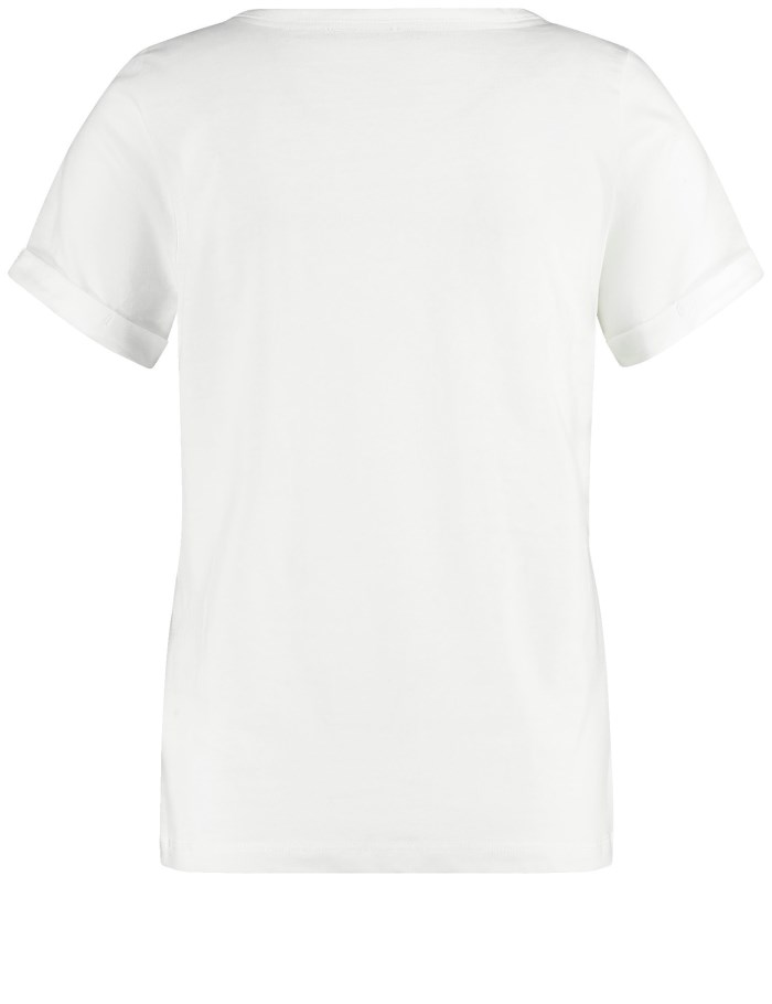 TAIFU Basic T-shirt T-skjorte Hvite | ABRS6946