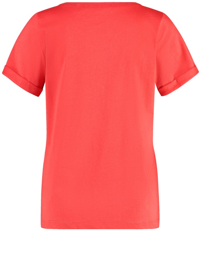 TAIFU Basic T-shirt T-skjorte Rød | XGYO1906