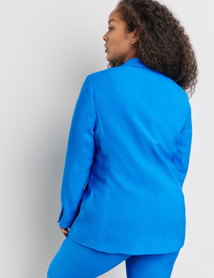 SAMOON Blazer with flap pockets Blazere Blå | XDIX7616