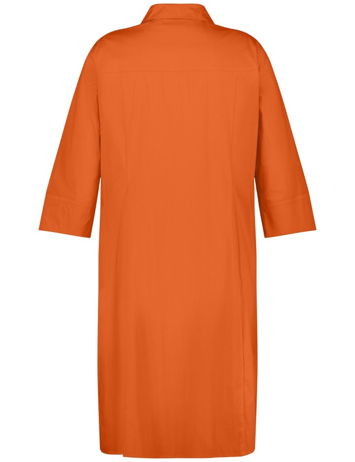 SAMOON Blouse dress with 3/4-length sleeves and pockets Kjole Oransje | EVMG5523